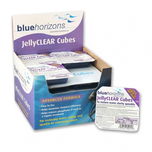 Blue Horizons Jelly Clear Cubes Flocculent